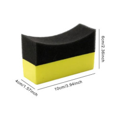 Professional Tire Shine Applicator Universal Wheel Polishing Waxing Sponge Tire Dressing Applicator Pads Auto Washing Accessory