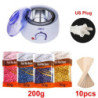 Hair Removal Wax Machine Waxing Heater and Beans Kit Depilatory Epilator Wax-melt Pot Paraffin Warmer Heating Machine