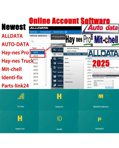 2024 Online Account for Alldata Auto-data Newest Car Repair Software f