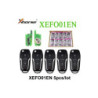 5pcs/lot Xhorse XEFO01EN Super Remote Key for Ford Style Flip 4 Buttons Built-in Super Chip for VVDI2 /VVDI MINI