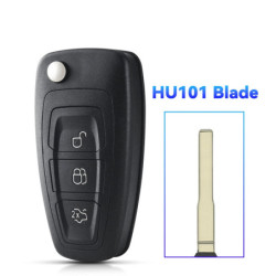 KEYYOU 1PCS 2/3 Buttons For Ford Focus Fiesta 2013 Fob Case Blade Folding Key Shell Fob Case