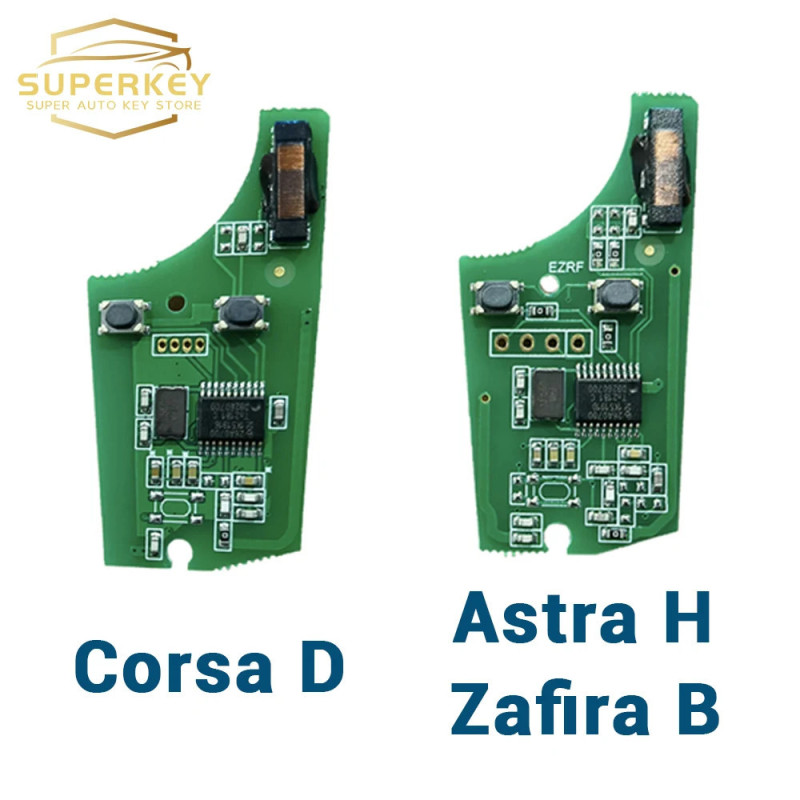 SUPERKEY 736-743-A Remote Flip Car Key PCF7941A 433MHz 46 Chip 2 Buttons For Opel Vauxhall Corsa D G4 Astra H AH Zafira B Holden