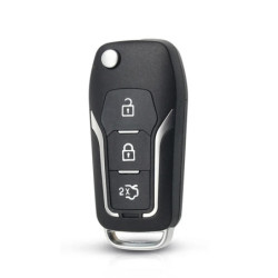 KEYYOU 3 Button Modified Flip Folding Remote car Key Shell Case for Ford Focus 2 3 mondeo Fiesta C Max S Max Galaxy Mondeo key