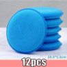 12pcs Car Ultra Soft Foam Detailing Wax Applicator Pad Round Foam Sponge Wash Cleaning Tool Auto Accessories Plusieurs Couleurs