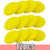 12pcs Car Ultra Soft Foam Detailing Wax Applicator Pad Round Foam Sponge Wash Cleaning Tool Auto Accessories Plusieurs Couleurs