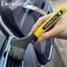 Lucullan-Brosse de lavage de voiture polyvalente ultra douce Pro, grande surface de poils, accessoires de livres de voiture ergo