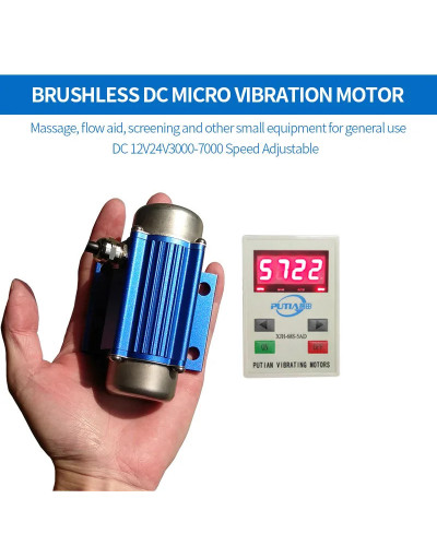 Putian Vibration Motor DC Brushless Miniature 12/24V Speed Regulation 