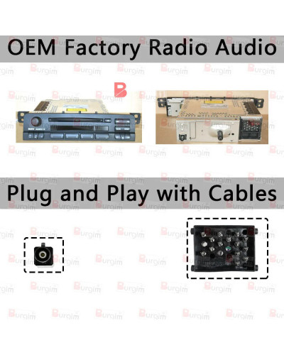 Car Radio Fascias For BMW E46 Sedan Rover 75 1999-2005 MG ZT 9 inch 2D