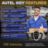 Autel MaxiIM KM100 IKEY Newest Series Universal Programmable Smart Car Key Fob For BMW/Hyundai/Nissan/Chrysler/Ford/Honda/GM