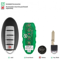 Autel MaxiIM KM100 IKEY Newest Series Universal Programmable Smart Car Key Fob For BMW/Hyundai/Nissan/Chrysler/Ford/Honda/GM