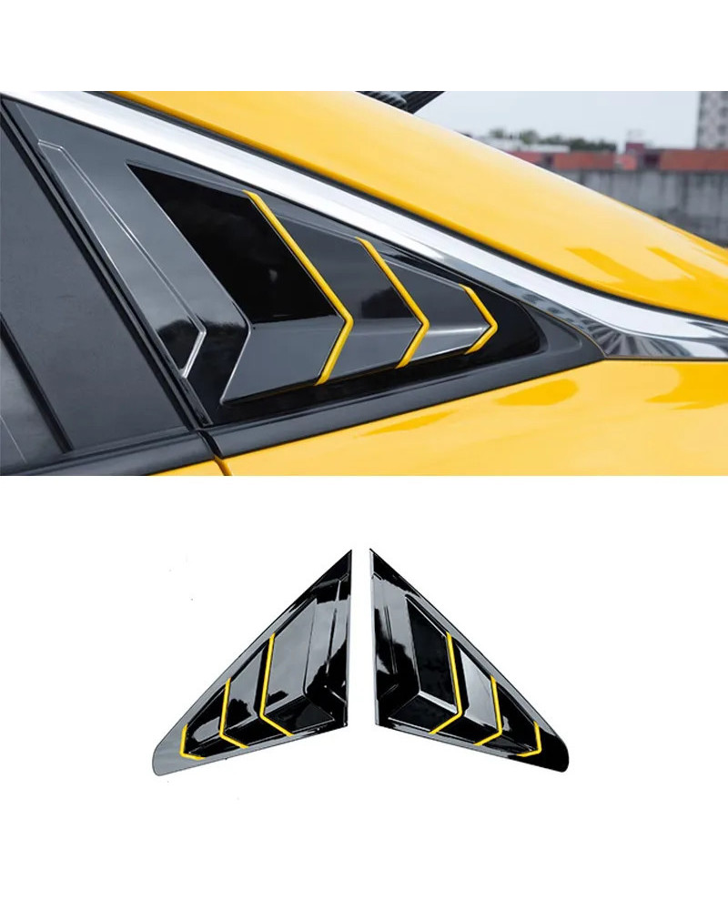 For MG GT 2023 Accessories Car Window Trim Cover Rear Triangle Window 