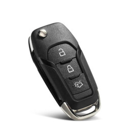 KEYYOU For Ford F-150 F-250 F-350 Explorer Ranger KA Fiesta Mondeo 2/3 Buttons Smart Remote Car Key Case