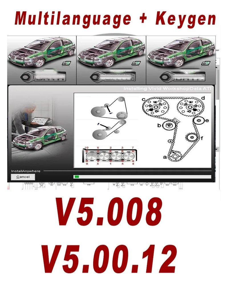 WOW 5.00.12 diagnostics Software 5.00.8 R2 + Kengen French Spanish Pol