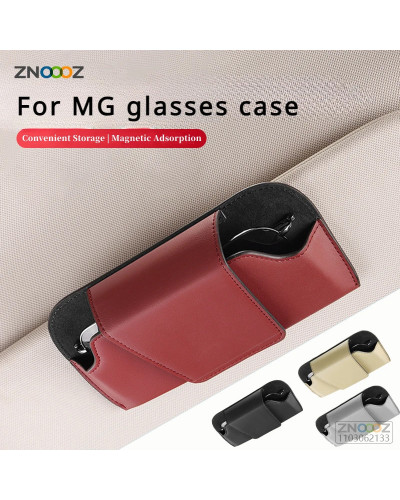 Car Glasses Case Auto Sun Visor Holder Sunglasses Clip For MG Rx5 Marv