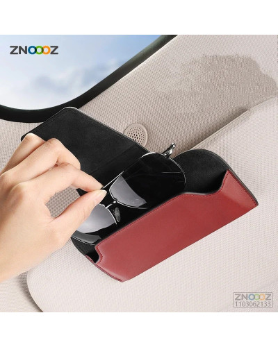 Car Glasses Case Auto Sun Visor Holder Sunglasses Clip For MG Rx5 Marv