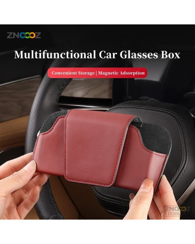 Car Glasses Case Auto Sun Visor Holder Sunglasses Clip For MG Rx5 Marv