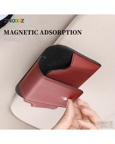 Car Glasses Case Auto Sun Visor Holder Sunglasses Clip For MG Rx5 Marv