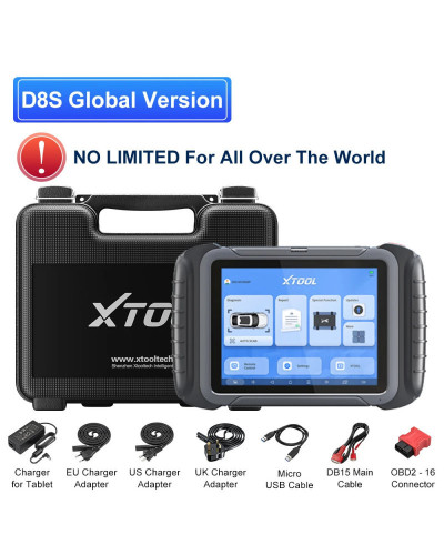 XTOOL D8S Car Diagnostic Scanner Automotive Scanner ECU Coding Key Pro