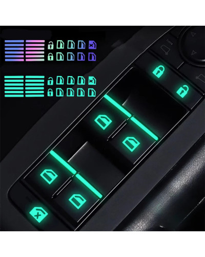 Car Window Lift Luminous Switch Button Sticker FOR Morris Garages MG 6