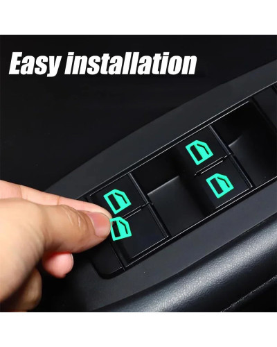 Car Window Lift Luminous Switch Button Sticker FOR Morris Garages MG 6