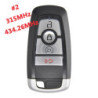 AK018118 Aftermarket 315/433.92/434.26/868/902MHz 15K601 Pour Ford Mondeo ktSmart Clé À Distance 49 Puce M3N-A2C31243800