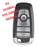 AK018118 Aftermarket 315/433.92/434.26/868/902MHz 15K601 Pour Ford Mondeo ktSmart Clé À Distance 49 Puce M3N-A2C31243800