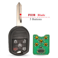 jingyuqin CWTWB1U793 Remote Key 433/315MHz ID63 for Ford Edge Escape Expedition Explorer Flex Fusion Mustan Taurus Mazda Tribute