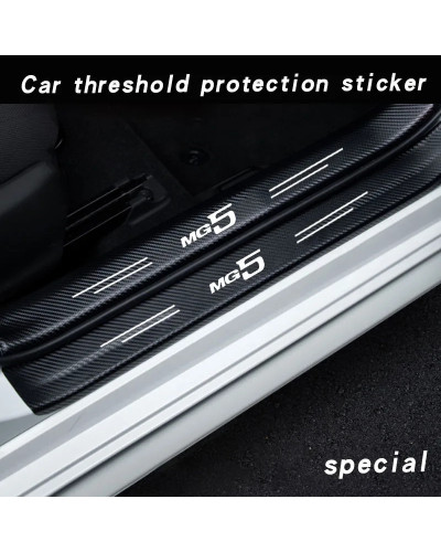 Car Sill pedal Rear Bumper Protection Stickers for MG5 Motors MG ZS GS