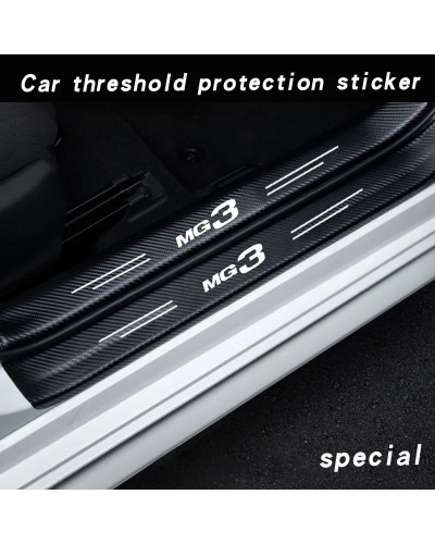 Car Sill pedal Rear Bumper Protection Stickers for MG3 Motors MG ZS GS