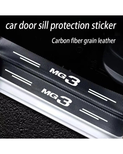 Car Sill pedal Rear Bumper Protection Stickers for MG3 Motors MG ZS GS