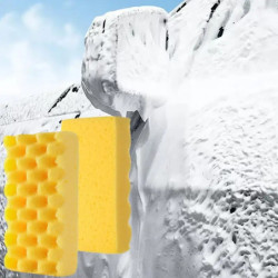 Big Sponges For Car Washing Wavy Shaped Absorbent Car Wax Applicator Scratch-resistant Portable Wheel Sponge For Bathroom Motorc