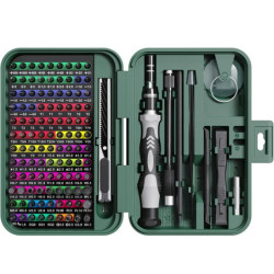 Jeu de tournevis de précision 132 en 1, mini kit d'outils à main de réparation multifonctions pour ordinateur, ordinateur portab