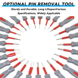 Universal Automotive Terminal Removal Tool Set,26-Pcs Kit Release Tool Car Electrical Wiring Connector Pin Extractor