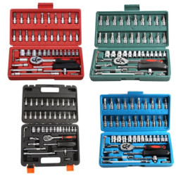 46pcs Ratchet Wrench Set...