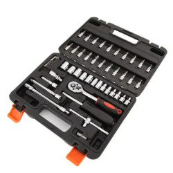 46pcs Ratchet Wrench Set Kit Sleeve for Car Motorcycle Bicycle Repair Tools Combination Repair Wrench Socket Spanner Screwdriver