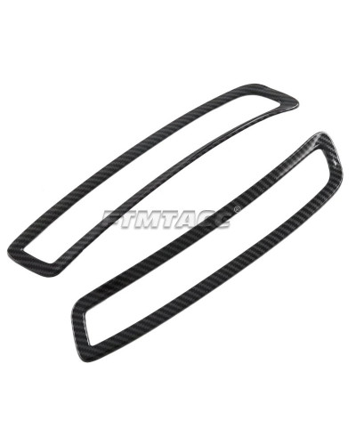 ABS Carbon Fiber Front Rear Bumper Fog Light Grilles For MG 4 MG4 EV M