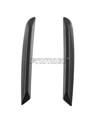 ABS Carbon Fiber Front Rear Bumper Fog Light Grilles For MG 4 MG4 EV M