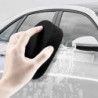 Car Polish Sponge With Handle Car Tire Waxing Brush Automotive Polish Wax Foam Sponges Polish Applicator Brushes For Cars Black