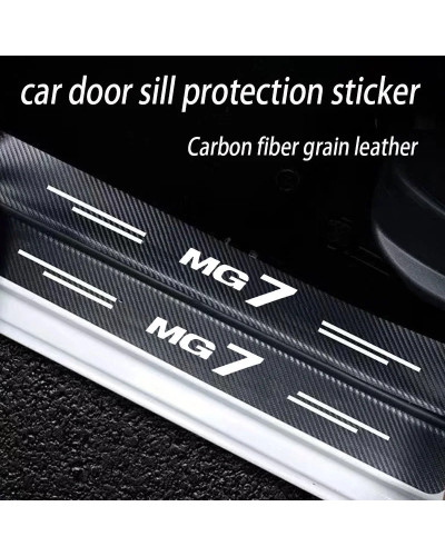 Car Sill pedal Rear Bumper Protection Stickers for MG7 Motors MG ZS GS