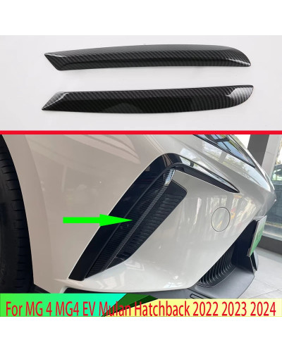 For MG 4 MG4 EV Mulan 2022 2023 2024 Car Accessories ABS Front Fog Lig