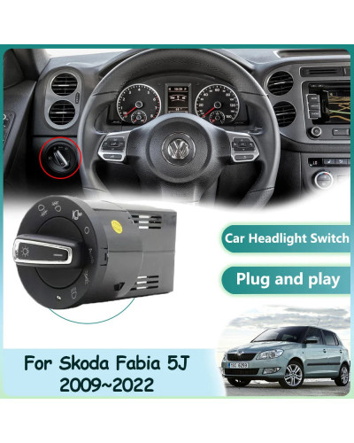 Car Headlight Automatic Switch for Skoda Fabia MG 5J Combi Tour NJ MK2