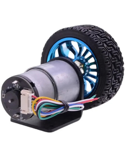 6V12V24V JGB37-520 Smart/Intelligent Car Chassis Kit DC Motor+Tyre+Bra