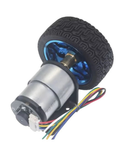 6V12V24V JGB37-520 Smart/Intelligent Car Chassis Kit DC Motor+Tyre+Bra