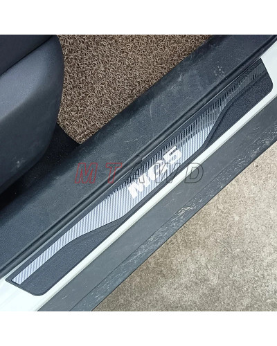 For MG 5 MG5 Accessory 2025 2024-2020 Stainless Carbon Car Door Sill K