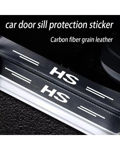 Car Carbon fiber Door Sill Welcome Pedal for MG HS Motors MG ZS GS MG5