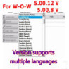 WOW V5.0012English For Delphis Software Newest For WOW V 5.00.8 R2 / V5.00.12 For DS150E Version supports multiple languages