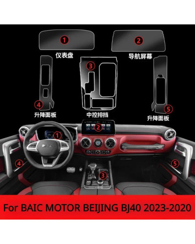 For BAIC MOTOR BEIJING BJ40 2023 2022 2021Car Accessories interior fil