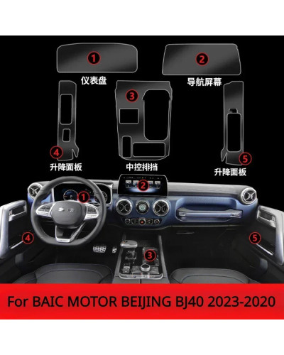 For BAIC MOTOR BEIJING BJ40 2023 2022 2021Car Accessories interior fil