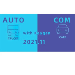 2024 Auto 2021.11 COM+ Delphis 2021.10b with keygen + W0W 5.0012 Software DS 150 OBD2 Diagnostic tool Compatible with Bluetooth