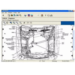 Alldata 10.53 2024 Automotive Diagnostic Software provides all data technical support for cars and trucks with wiring diagrams